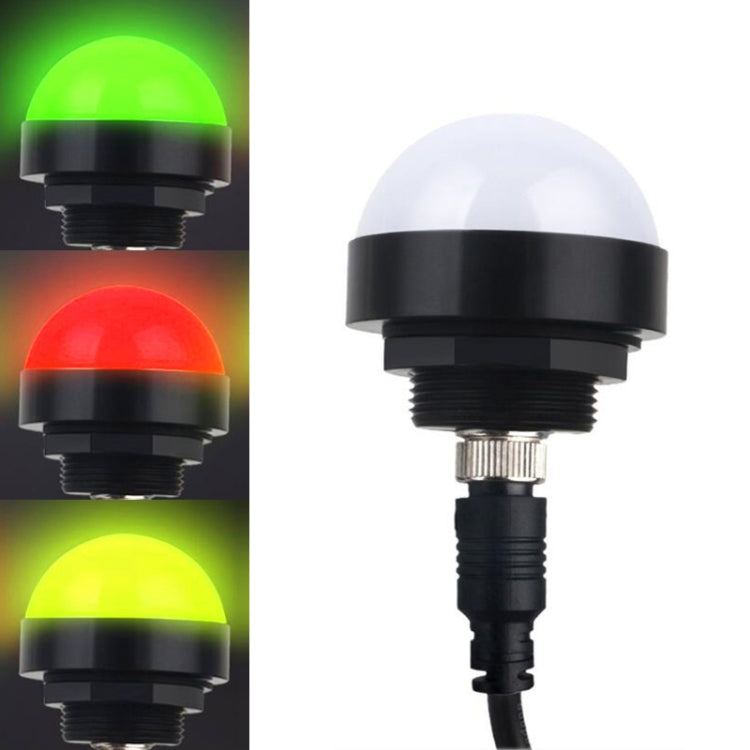 24V 安全三色警示燈報警 LED 半球形防水指示燈，款式 1，款式 2