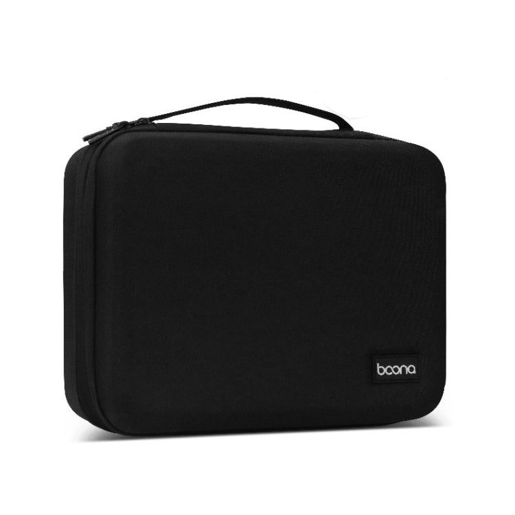Baona BN-F011 筆記型電腦電源線數位收納保護盒，灰色，黑色，加大灰色，加大黑色