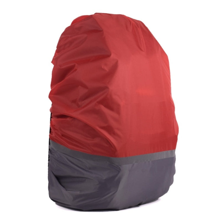 2件戶外登山配色夜光背包雨罩, S 18-30L, M 30-40L, L 45-55L, XL 58-70L