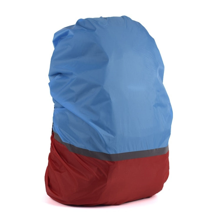 2件戶外登山配色夜光背包雨罩, S 18-30L, M 30-40L, L 45-55L, XL 58-70L