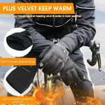 WEST BIKING YP0211220 冬季保暖絨面滑雪手套矽膠防滑騎行手套，M, L, XL