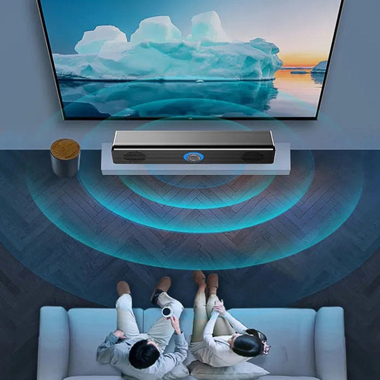 LeerFel 長型電腦有線喇叭 重低音電腦多媒體音訊，350TS（含藍牙），350T（不含藍牙）