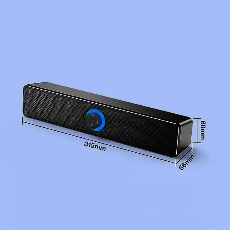 LeerFel 長型電腦有線喇叭 重低音電腦多媒體音訊，350TS（含藍牙），350T（不含藍牙）