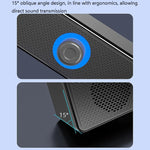LeerFel 長型電腦有線喇叭 重低音電腦多媒體音訊，350TS（含藍牙），350T（不含藍牙）