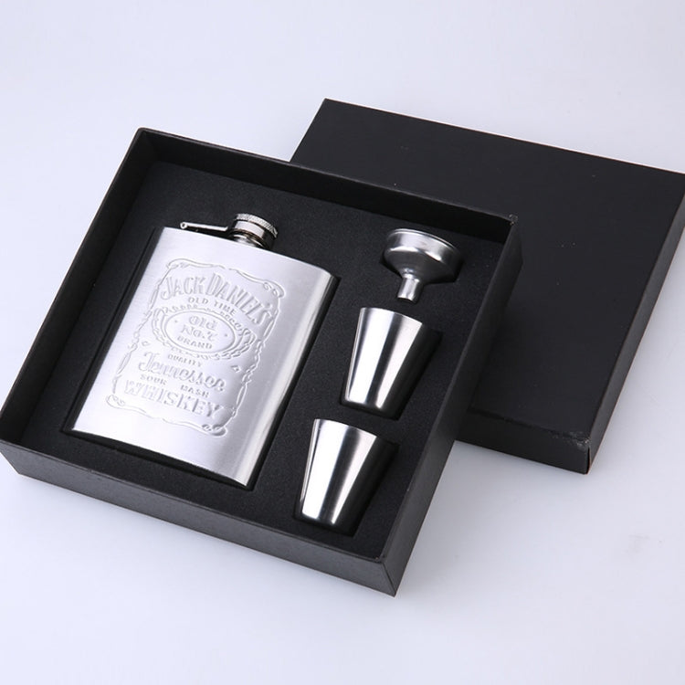 便攜不鏽鋼酒壺套裝帶酒杯漏斗，7OZ 黃色磨砂，7OZ 灰色磨砂，7OZ Jack 黃色磨砂，7OZ Jack 灰色磨砂，7OZ Jack 黑色核心
