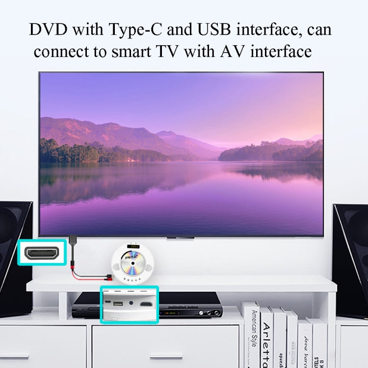 L3B Type-C USB 轉 HDMI 兼容音頻傳輸三合一高清線電視屏幕連接器，L3B