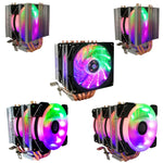 COOL STORM CT-4U-9cm 熱管雙塔式 CPU 散熱器 銅管 9 公分風扇 適用 Intel/AMD 平台 規格：極光單風扇 3 線、極光單風扇 4 線、極光雙風扇 3 線、極光三風扇 3 線
