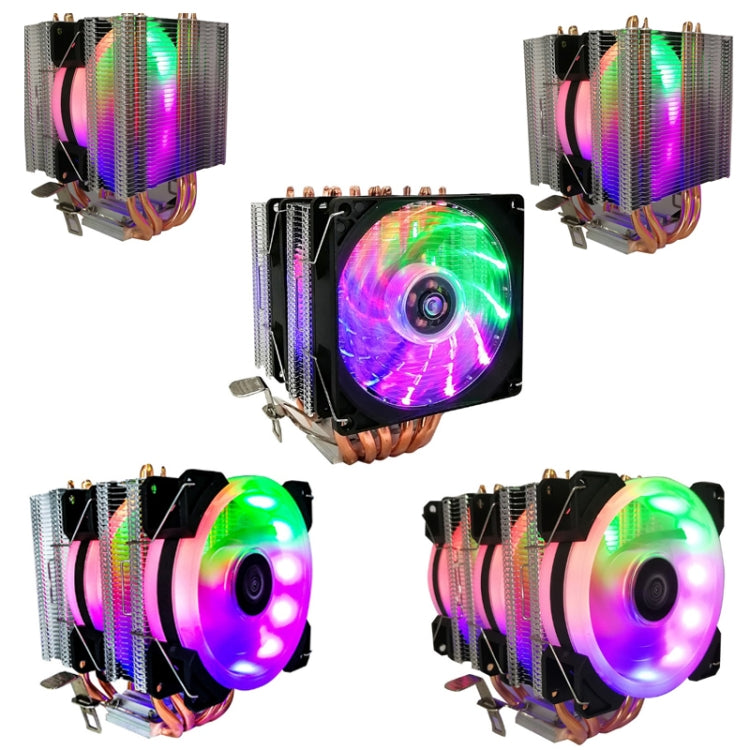 COOL STORM CT-4U-9cm 熱管雙塔式 CPU 散熱器 銅管 9 公分風扇 適用 Intel/AMD 平台 規格：極光單風扇 3 線、極光單風扇 4 線、極光雙風扇 3 線、極光三風扇 3 線