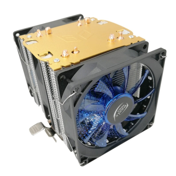 COOL STORM CT-4U-9cm 熱管雙塔式 CPU 散熱器 銅管 9 公分風扇 適用 Intel/AMD 平台 規格：極光單風扇 3 線、極光單風扇 4 線、極光雙風扇 3 線、極光三風扇 3 線