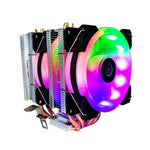 COOL STORM CT-4U-9cm 熱管雙塔式 CPU 散熱器 銅管 9 公分風扇 適用 Intel/AMD 平台 規格：極光單風扇 3 線、極光單風扇 4 線、極光雙風扇 3 線、極光三風扇 3 線