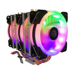 COOL STORM CT-4U-9cm 熱管雙塔式 CPU 散熱器 銅管 9 公分風扇 適用 Intel/AMD 平台 規格：極光單風扇 3 線、極光單風扇 4 線、極光雙風扇 3 線、極光三風扇 3 線