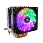 COOL STORM CT-4U-9cm 熱管雙塔式 CPU 散熱器 銅管 9 公分風扇 適用 Intel/AMD 平台 規格：極光單風扇 3 線、極光單風扇 4 線、極光雙風扇 3 線、極光三風扇 3 線