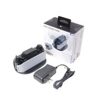 SPARKFOX W20P508 雙充電器，帶接點無線手柄充電器，適用於 PS5，款式：充電器+數據線+充電插頭，充電器+數據線