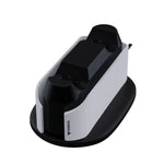 SPARKFOX W20P508 雙充電器，帶接點無線手柄充電器，適用於 PS5，款式：充電器+數據線+充電插頭，充電器+數據線