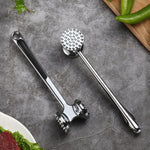 LsCook家用牛排嫩肉錘 牛肉敲打錘 牛隻打肉廚房工具，尺寸：22x5.5x4cm