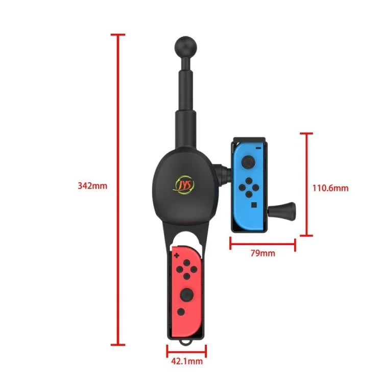JYS NS192 釣魚竿遊戲手柄配件，適用於 Nintendo Switch，NS192