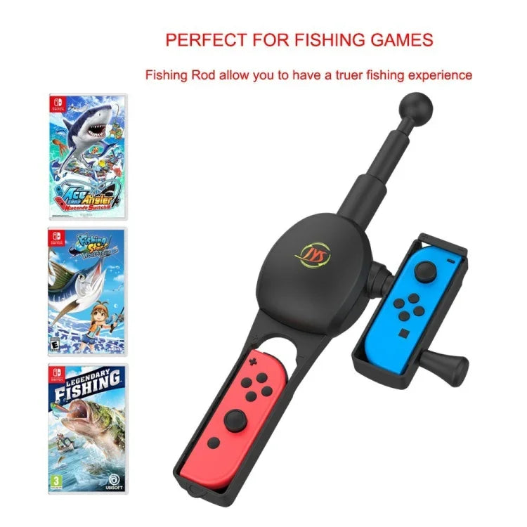 JYS NS192 釣魚竿遊戲手柄配件，適用於 Nintendo Switch，NS192