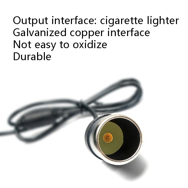 5V Turn 12V USB To Cigarette Lighter Socket Female Head Driving Recorder Mobile Power Cord, Specification: 1.2m, 1m, 2m, 3m