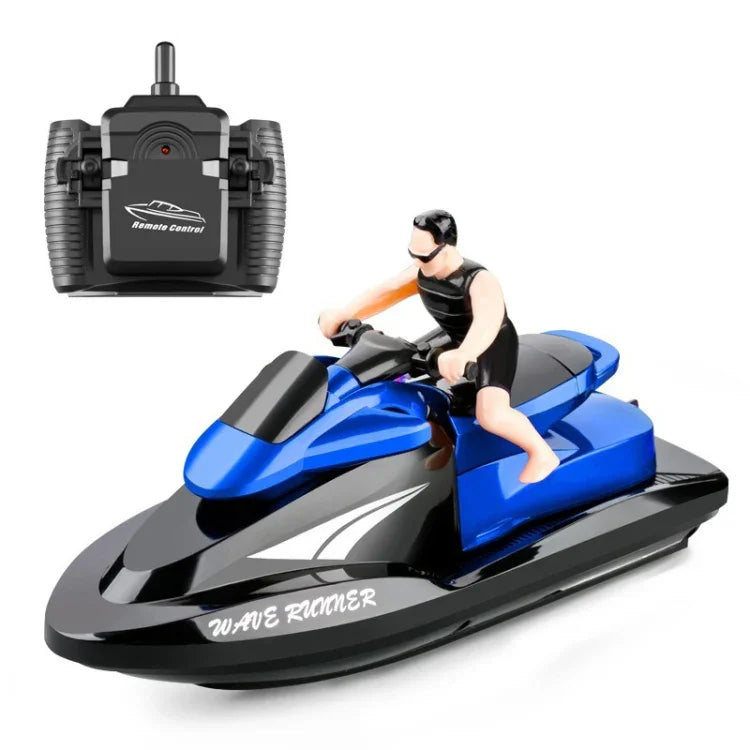 809 2.4G 遙控馬達高速快艇電動遊艇模型兒童水上玩具，規格，單電池（紅色），單電池（藍色）