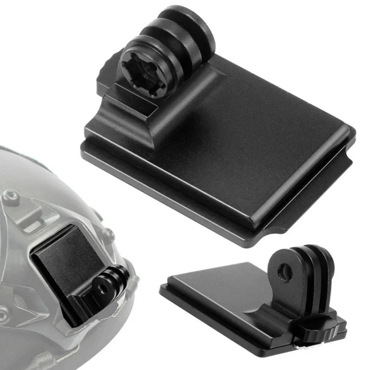 頭盔底座轉接固定座 狩獵 CS NVG 支架 適用 GoPro HERO9 Black / HERO8 Black /7 /6 /5 /5 Session /4 Session /4 /3+ /3 /2 /1，DJI Osmo Action，小蚁及其他運動相機，升級版，經典版