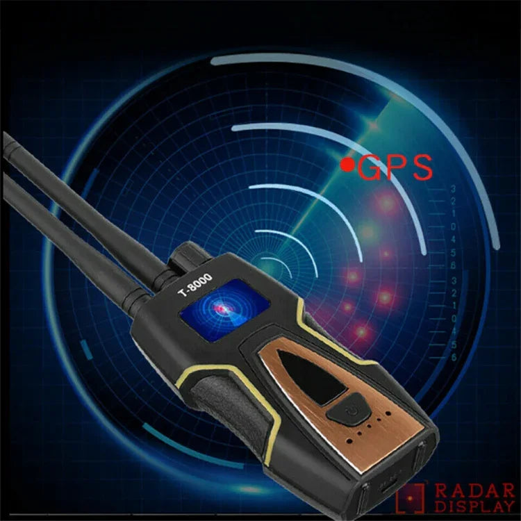 T8000 無線訊號偵測器 GPS 防護定位攝影機防偷拍防追蹤偵測儀