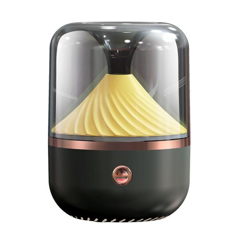 HX-930 家用臥室圓形鏡子精油香薰機 超聲波霧化保濕噴霧加濕器，黑色、白色、綠色