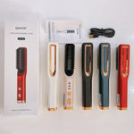 2合1 捲髮直髮雙用迷你多功能直髮器，顏色：白色、紅色、粉色、黑色、藍色、紫色