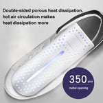 10W 家用烘鞋器 除臭烘鞋器 智能定時折疊烘鞋襪機，帶紫燈 EU 插頭，不帶紫燈 EU 插頭