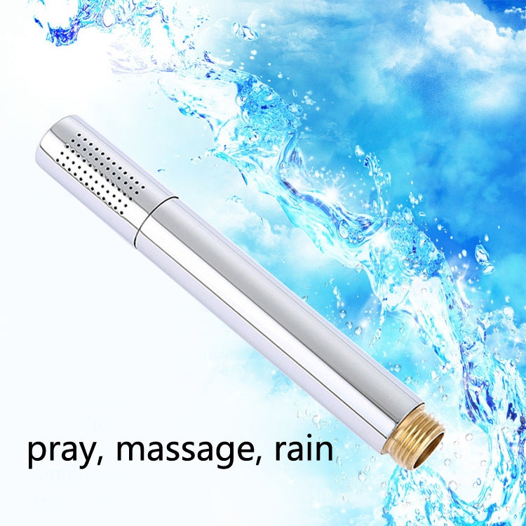 黃銅不鏽鋼手持加壓淋浴頭，方形，圓形