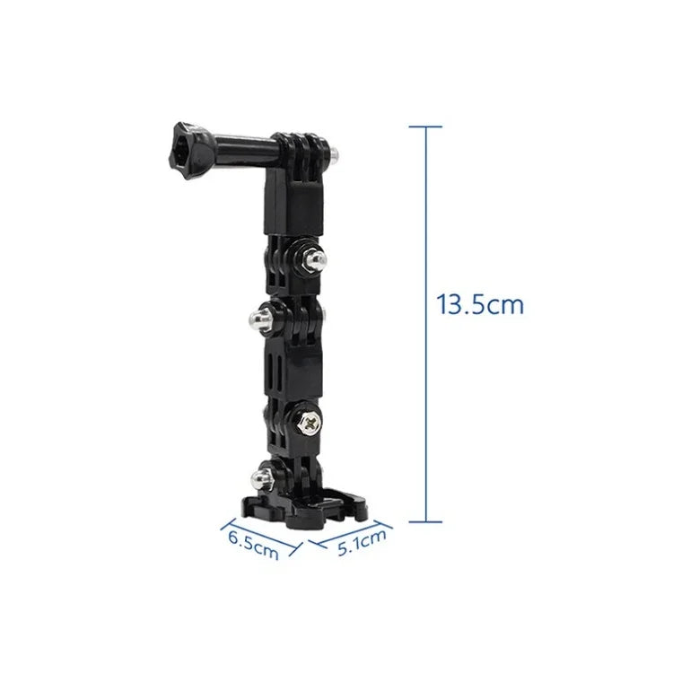 2 組 自行車安全帽黏貼多關節臂固定支架組 適用 DJI Osmo Action，GoPro HERO9 Black / HERO8 Black /7 /6 /5 /5 Session /4 Session /4 /3+ /3 /2 /1，小蚁及其他運動相機，款式 3 自行車安全帽套件，款式 4 自行車安全帽套件