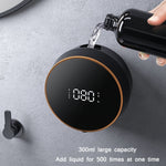 W1壁掛智能紅外感應USB充電泡沫皂液器，白色，黑色