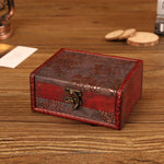 木製復古珠寶盒 收納及拍攝道具，14.5x11.5x6.5cm