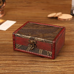 木製復古珠寶盒 收納及拍攝道具，14.5x11.5x6.5cm