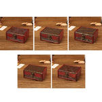 木製復古珠寶盒 收納及拍攝道具，14.5x11.5x6.5cm