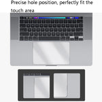 筆記型電腦觸控板防塵透明磨砂保護膜，適用於MacBook，MacBook Air 13.3吋 A2337，MacBook Air 13.3吋 A1932 2019，MacBook Air 13.3吋 A1369 / A1466，MacBook Pro 15.4吋 A1707 / A1990