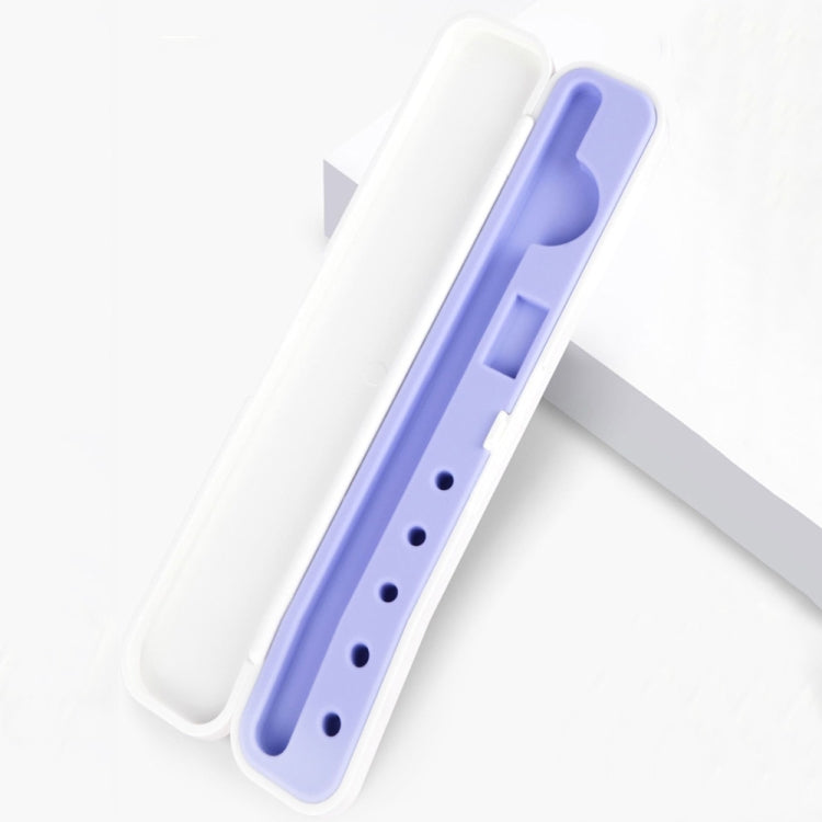 矽膠觸控筆保護收納盒，適用於Apple Pencil 1 / 2，規格：8mm（石墨黑）、8mm（丁香紫）、8mm（深夜綠）、8mm（冰川藍）、10mm（石墨黑）、10mm（丁香紫）、10mm（深夜綠）