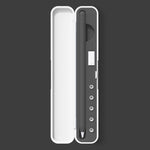 矽膠觸控筆保護收納盒，適用於Apple Pencil 1 / 2，規格：8mm（石墨黑）、8mm（丁香紫）、8mm（深夜綠）、8mm（冰川藍）、10mm（石墨黑）、10mm（丁香紫）、10mm（深夜綠）