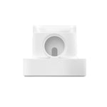 二合一智慧手錶充電支架 桌面矽膠手錶充電座 適用於 Apple Watch，黑色、白色、粉色、深藍色、灰色