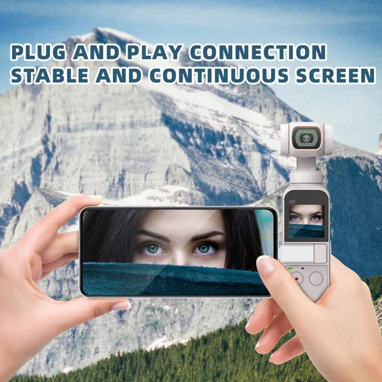RCSTQ 智慧型手機轉接器，適用於 DJI OSMO Pocket 1/2，8 針