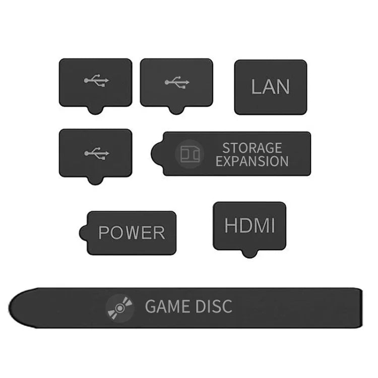 適用 XBOX Series S/X 主機防塵套防塵塞，款式：普通版，豪華版