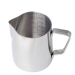 內刻度拉花杯 不鏽鋼奶泡杯 咖啡用具，350ml，600ml