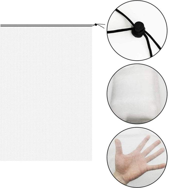 Plant Insect Cover Net With Drawstring Greenhouse Fruit Tree Bird Cover, 1x1.2m, 1x1.4m, 1.2x1.4m, 1x1.5m