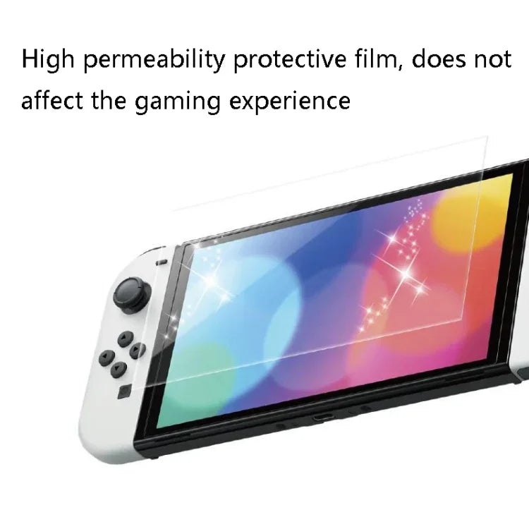 KJH NS-062 遊戲主機防指紋螢幕保護膜 適用 Nintendo Switch OLED，NS-062