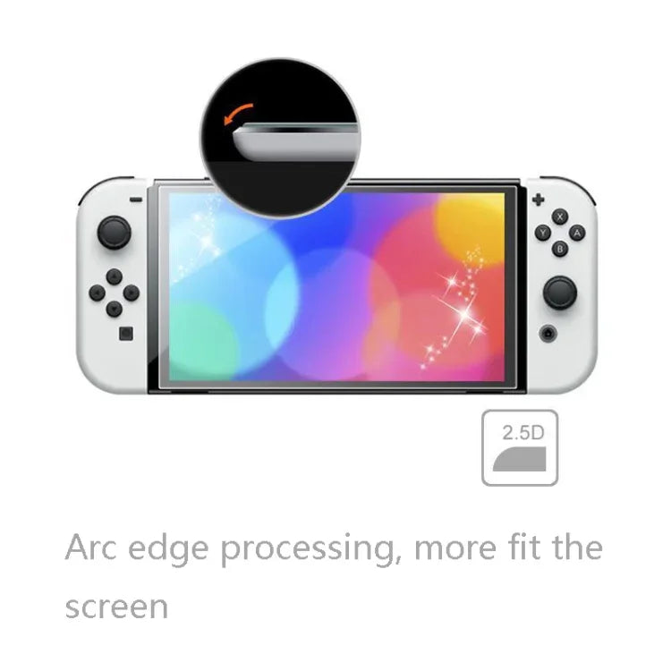 KJH NS-062 遊戲主機防指紋螢幕保護膜 適用 Nintendo Switch OLED，NS-062