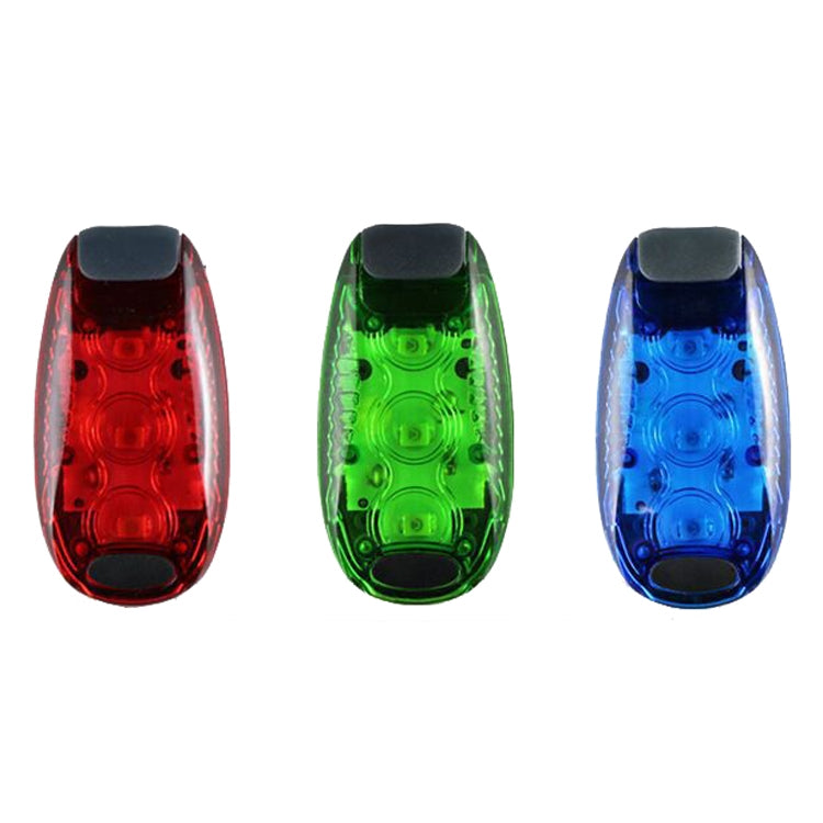 戶外騎行夜跑暖光自行車尾燈，顏色：3 LED 紅色、3 LED 紅色、3 LED 藍色、3 LED 綠色、5 LED 紅色、5 LED 藍色、5 LED 綠色