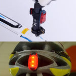 戶外騎行夜跑暖光自行車尾燈，顏色：3 LED 紅色、3 LED 紅色、3 LED 藍色、3 LED 綠色、5 LED 紅色、5 LED 藍色、5 LED 綠色