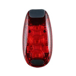 戶外騎行夜跑暖光自行車尾燈，顏色：3 LED 紅色、3 LED 紅色、3 LED 藍色、3 LED 綠色、5 LED 紅色、5 LED 藍色、5 LED 綠色