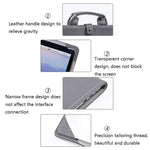 書本式筆記型電腦保護套手提包，適用於MacBook，16吋，13吋