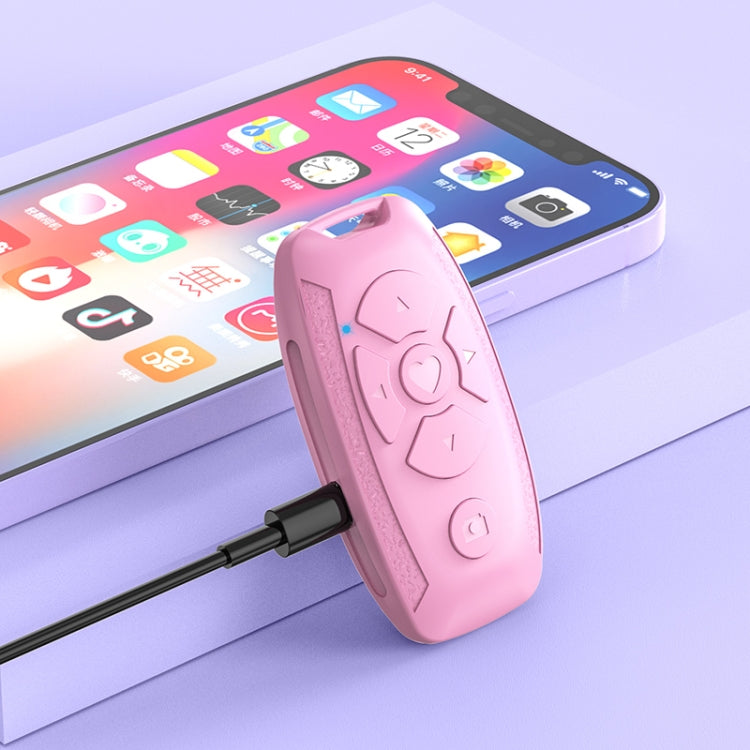 S86 Car Key Shape Multifunctional Bluetooth Selfie Video Remote Control, S86 Pink, S86 Black, S86 White