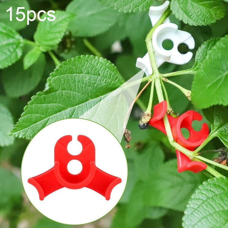 HF-09 植物彎曲控制生長訓練夾園藝裝飾，15個